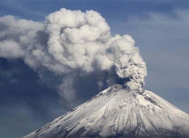 Volcán Popocatépetl emite 319 exhalaciones en las últimas 24 horas