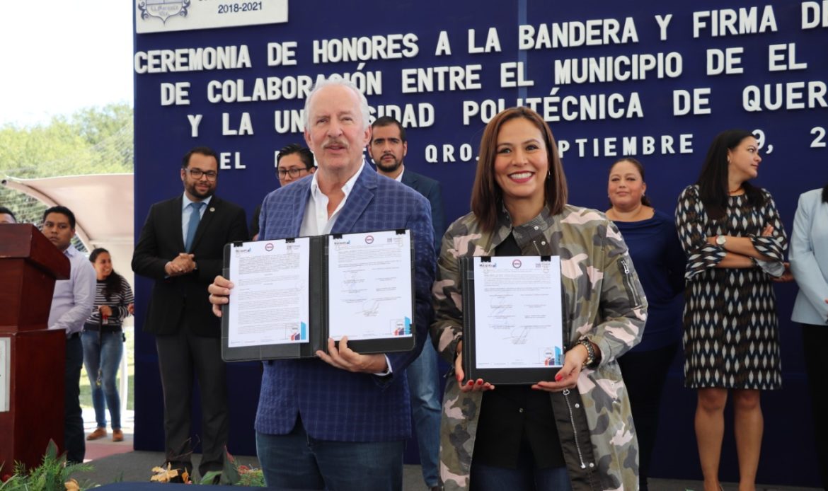 Firman Convenio de Colaboración entre la UPQ y el municipio de El Marqués