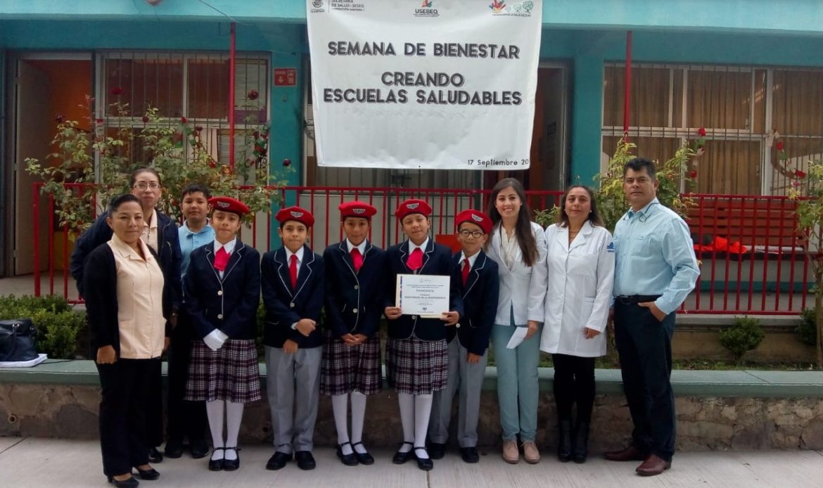 Secretaría de Salud realiza Semana de Bienestar en escuela primaria de Corregidora