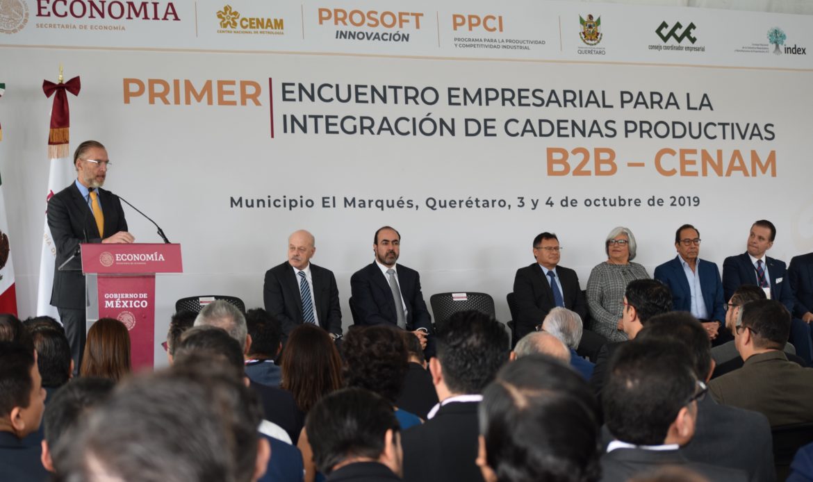 Se inaugura el 1er Encuentro Empresarial para la Integración de Cadenas Productivas B2B