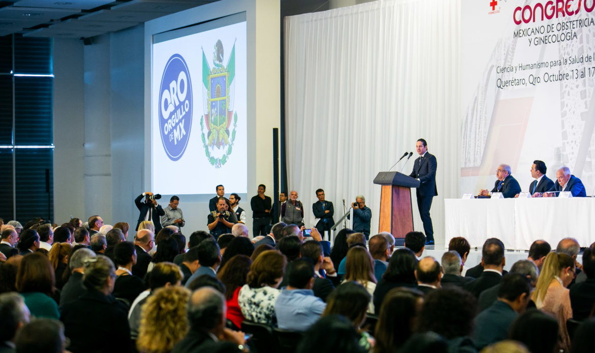 Encabeza Gobernador la ceremonia inaugural del Congreso Mexicano de Obstetricia y Ginecología