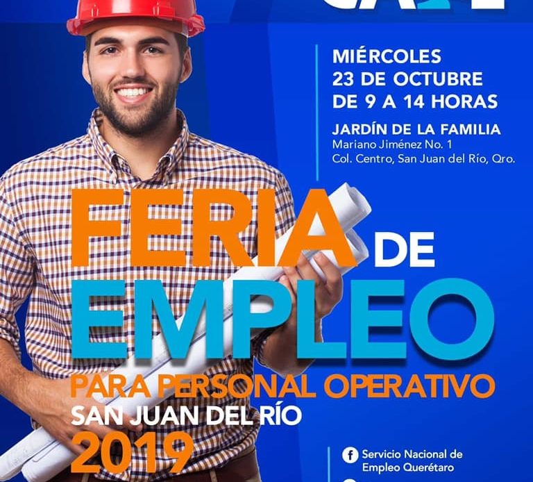 ST lleva a San Juan del Río, Feria de Empleo para Personal Operativo