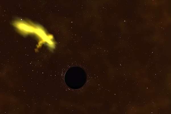 En segundos agujero negro destruye una estrella 