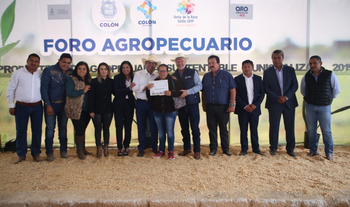 SEDEA y municipio de Colón apoya con más de dos millones de pesos a productores