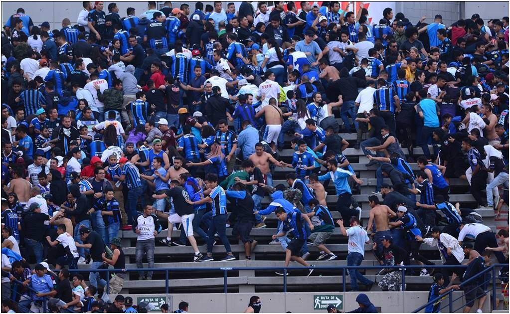 Liberan a detenidos tras riña en el San Luis vs Querétaro