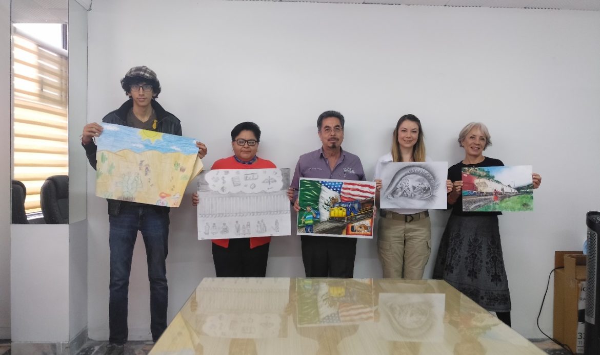 Obtiene COESPO ganadores estatales del Concurso Nacional de Dibujo y Pintura con tema migratorio