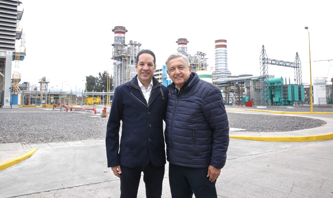 Visitan Gobernador de Querétaro y Presidente de México termoeléctrica de la CFE en El Sauz, Pedro Escobedo