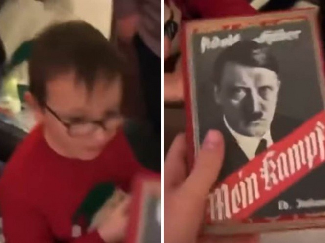 Niño pide Minecraft en Navidad, le regalan ‘Mein Kampf’ de Hitler