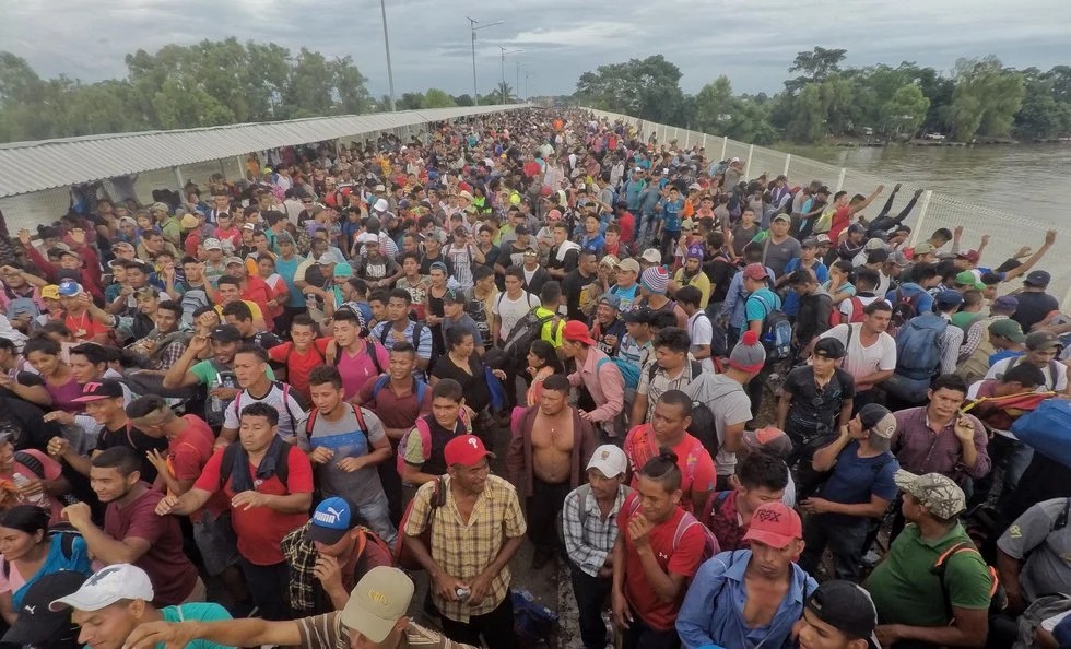 Viene de Honduras una caravana migrante