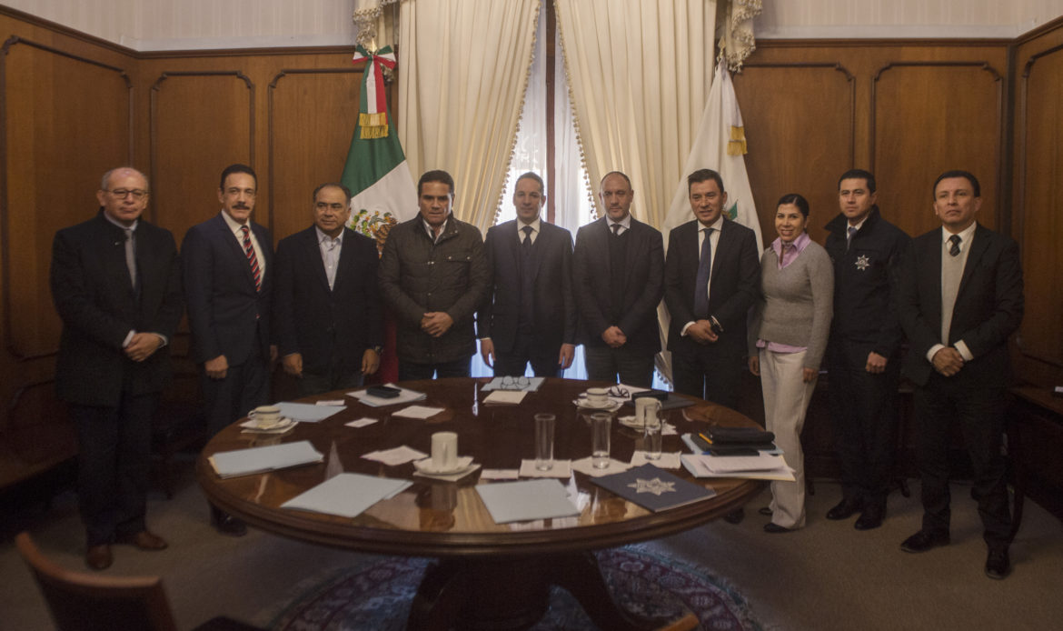 Gobernadores de Querétaro, Michoacán, Hidalgo y Guerrero dan seguimiento a temas de seguridad nacional