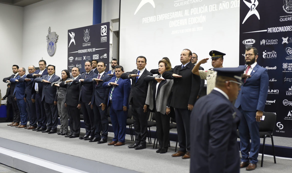 El apoyo al policía y el reconocimiento a su labor, es una de las mejores formas de defender Querétaro: Gobernador