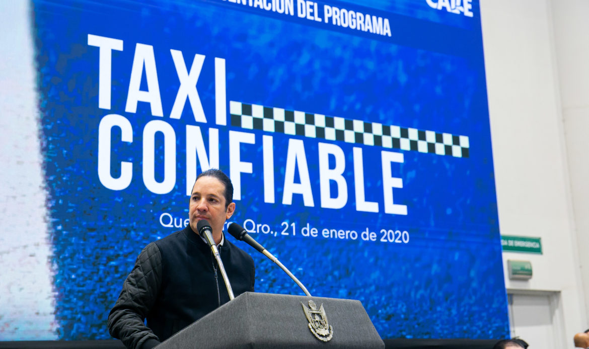 Querétaro avanza hacia una mejor movilidad con la estrategia Taxi Confiable