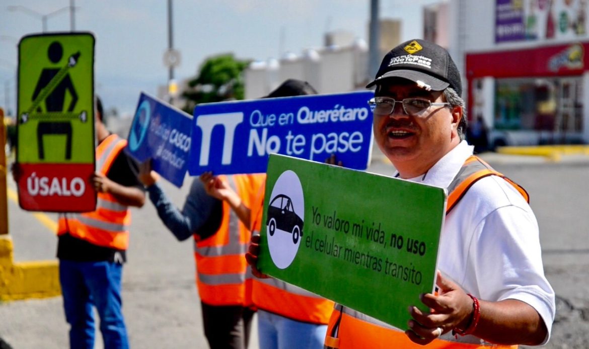 Disminuyen accidentes viales y personas fallecidas gracias al Programa Estatal de Tránsito “Que en Querétaro No Te Pase”