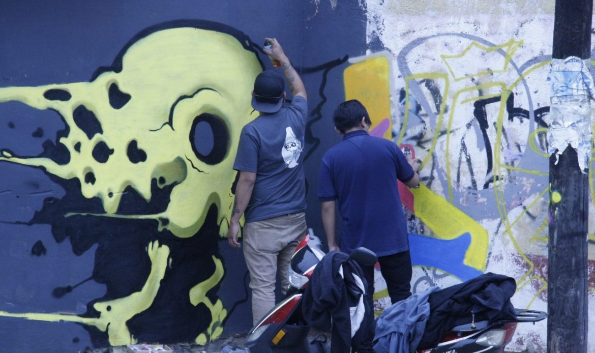 Artistas urbanos intervienen Amazcala