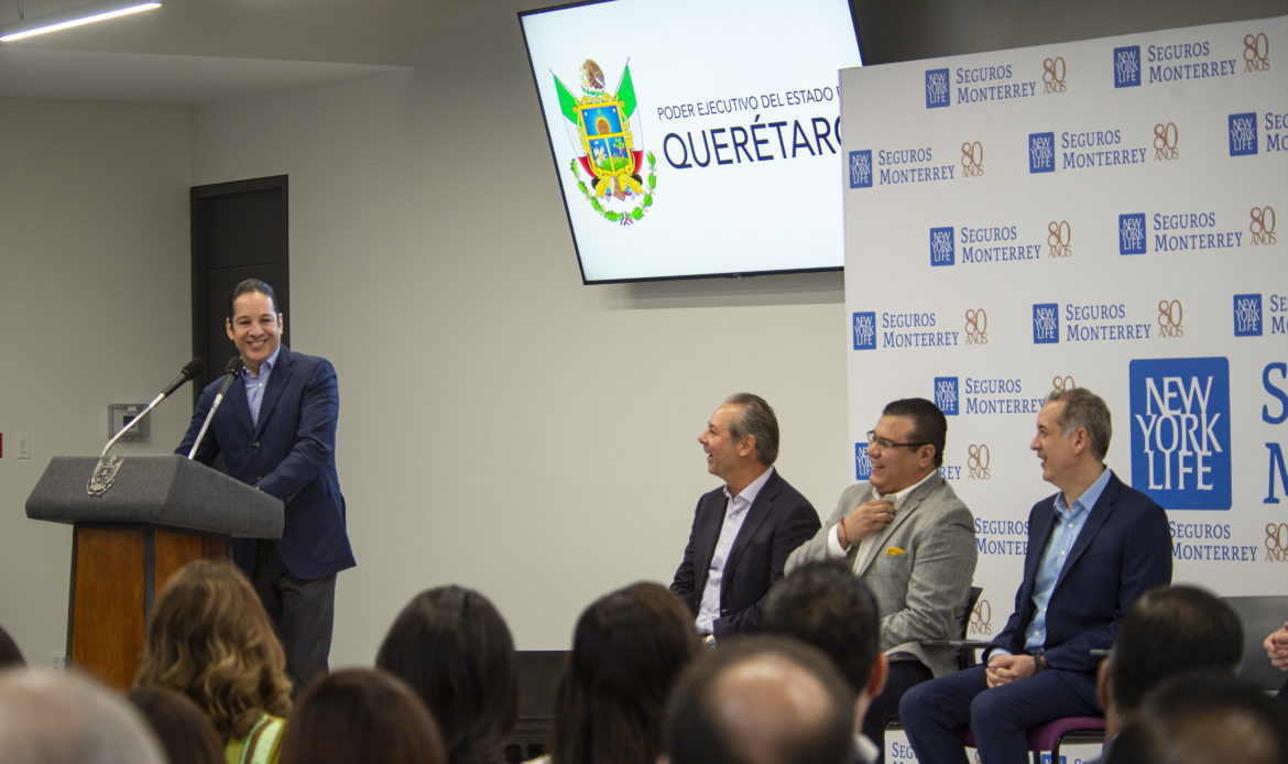 Inaugura Gobernador el Centro de Operaciones de Seguros Monterrey (SMNYL) Querétaro