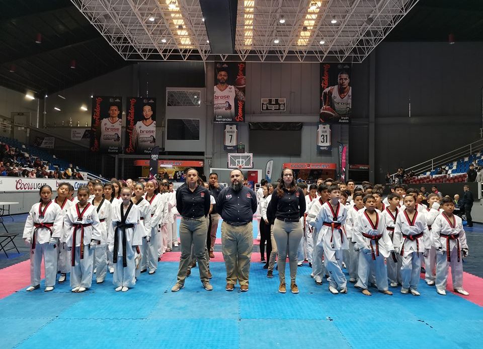 Estatal de Taekwondo se realiza en el Auditorio General Arteaga