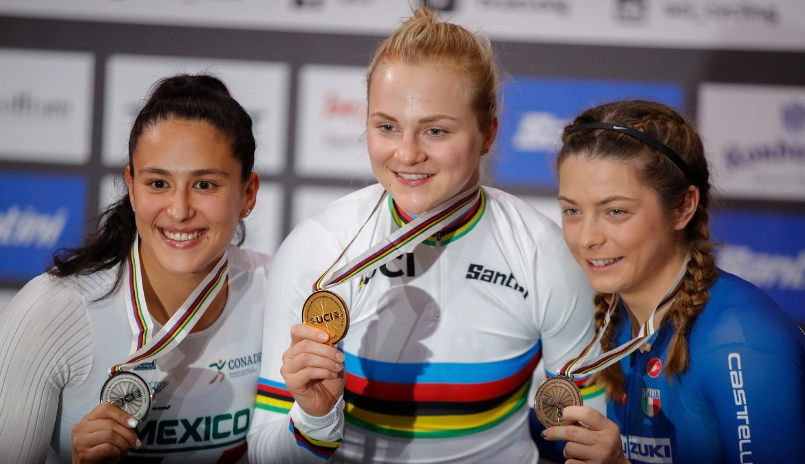 Mexicana Salazar gana la plata en 500 m en Mundial de ciclismo en pista