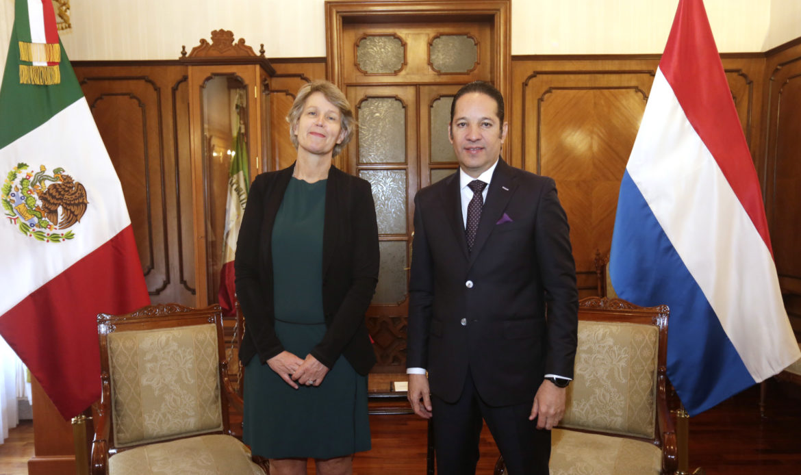 Se reúne Gobernador con la Embajadora del Reino de los Países Bajos en México