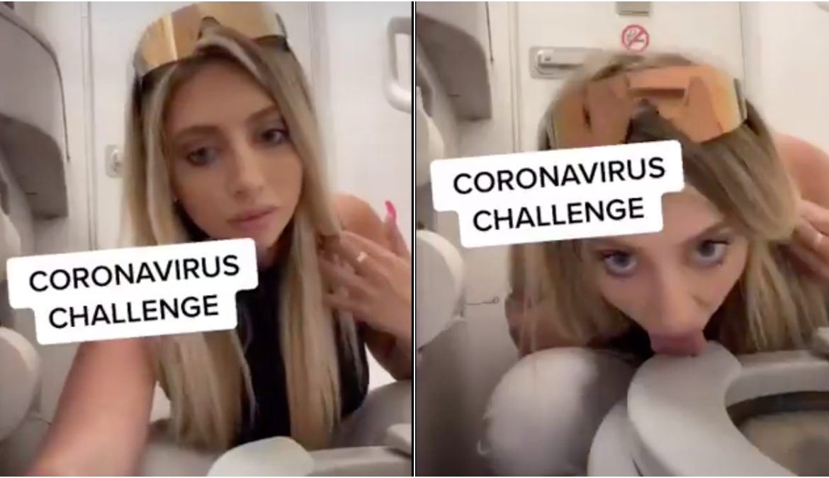Influencer incita al “Coronavirus Challenge”