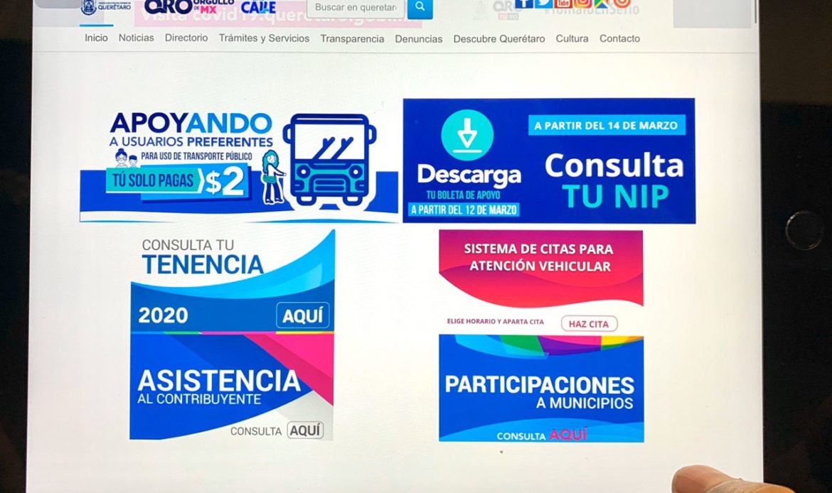 Querétaro, primer lugar en el Ranking de Portales Estatales