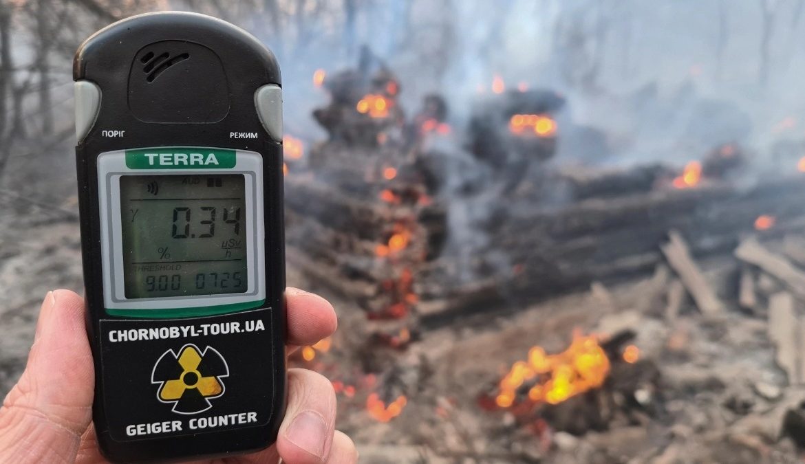 En Ucrania, incendio aumenta radiación