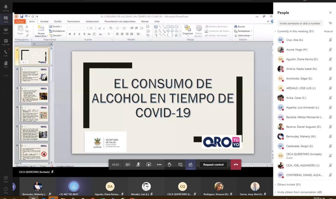 Se imparte Conferencia “El Alcohol en Tiempos de COVID-19” a empresa Visteon