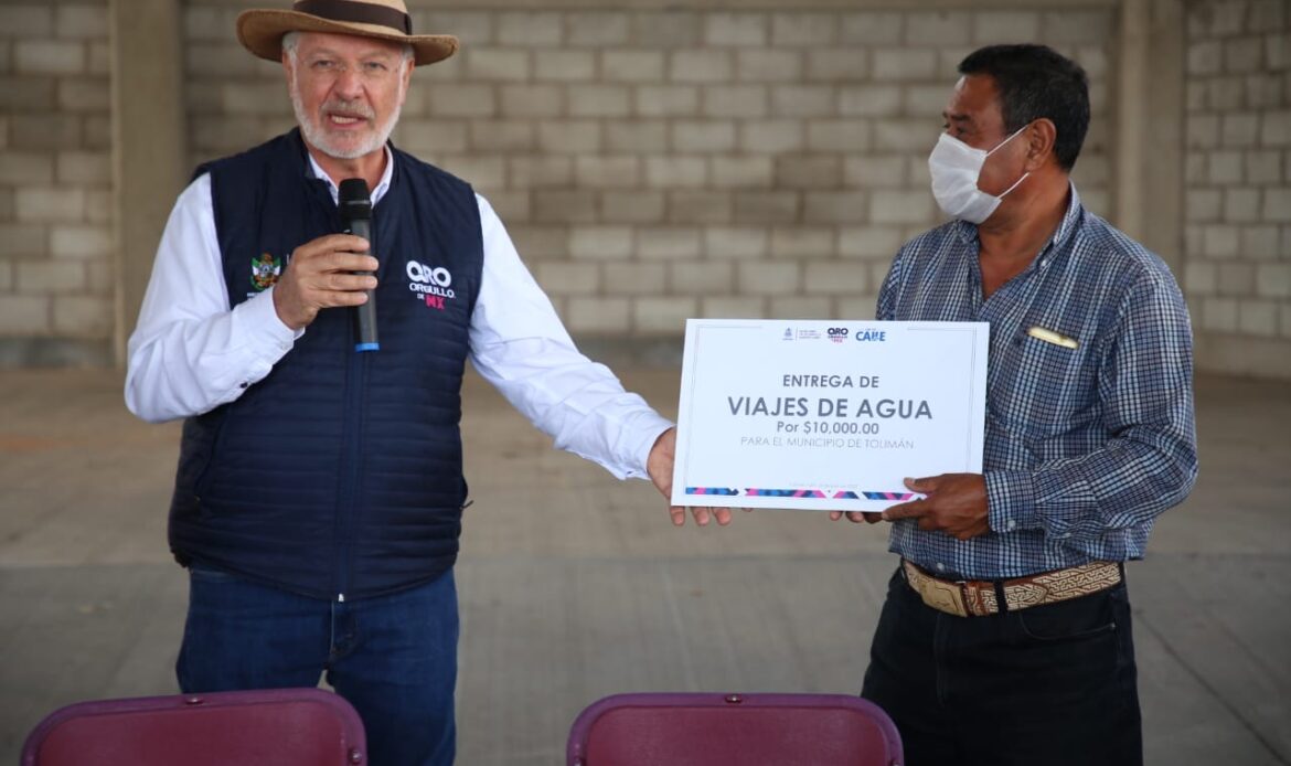Acerca SEDEA apoyos para productores de Tolimán