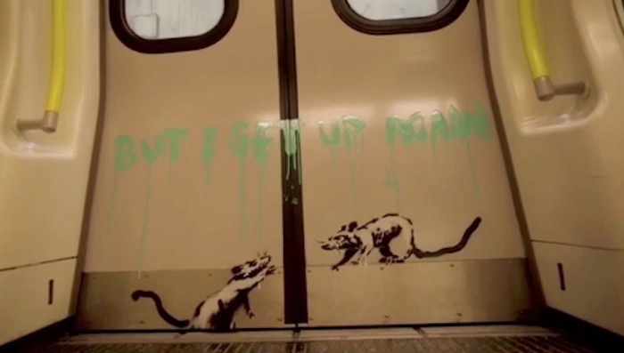 Reaparece Banksy en Londres