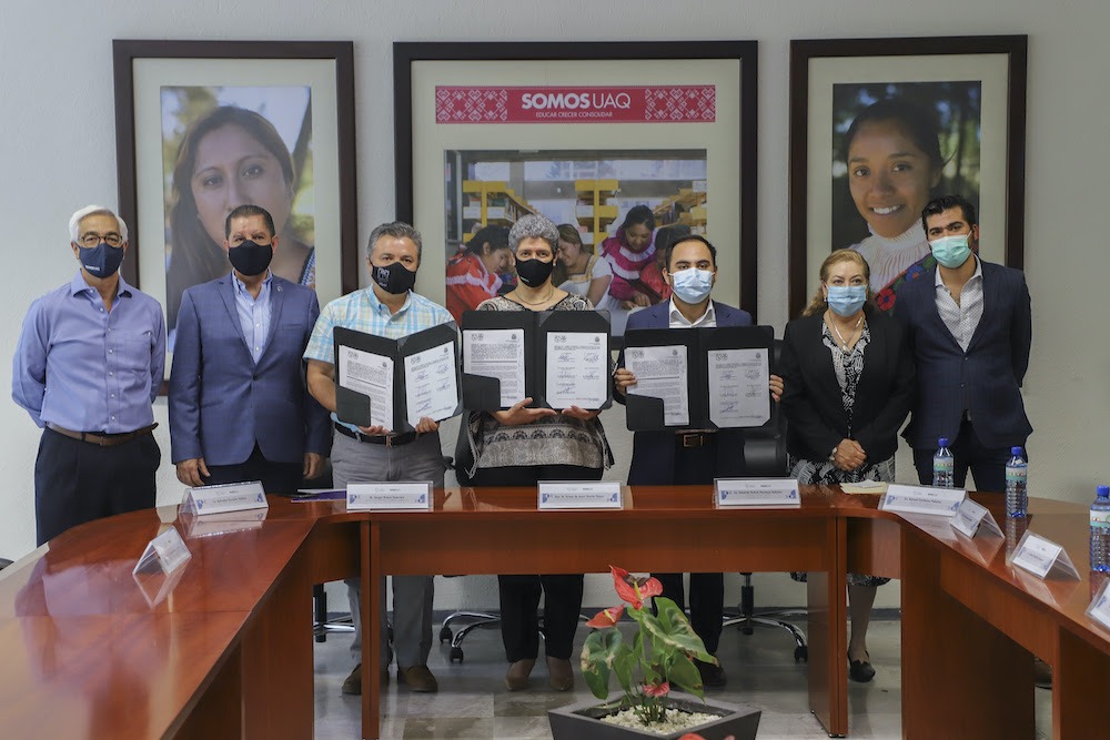 Firman convenio la UAQ y el Municipio de Corregidora