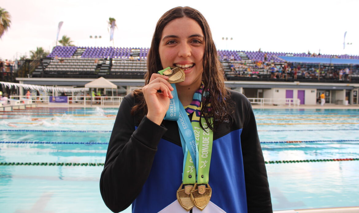 Queretana consigue su cuarta medalla de oro en Nacionales CONADE 2021