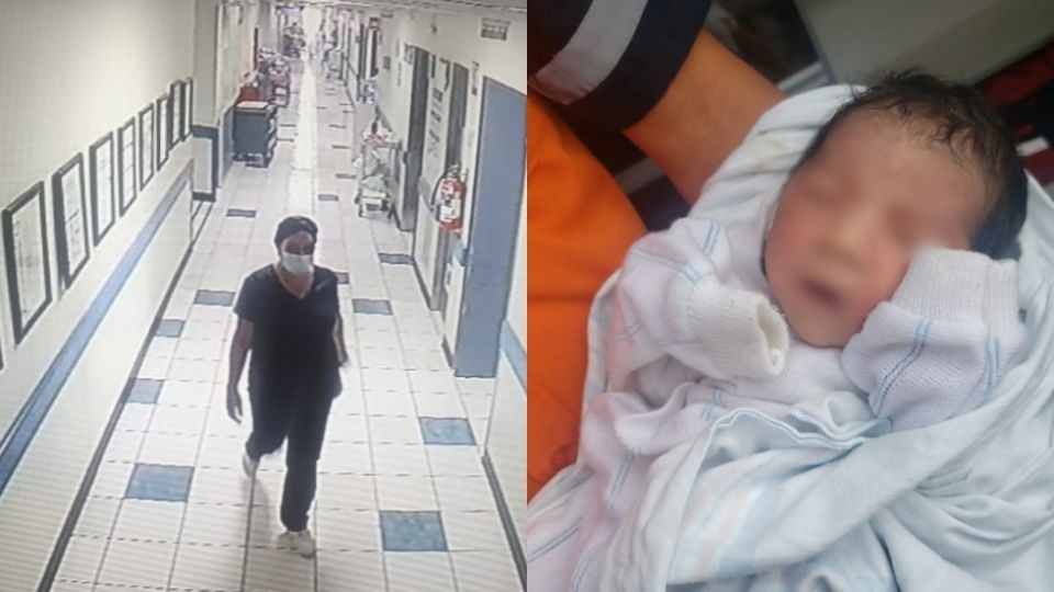 Recuperan a la bebé robada en hospital por mujer vestida de enfermera