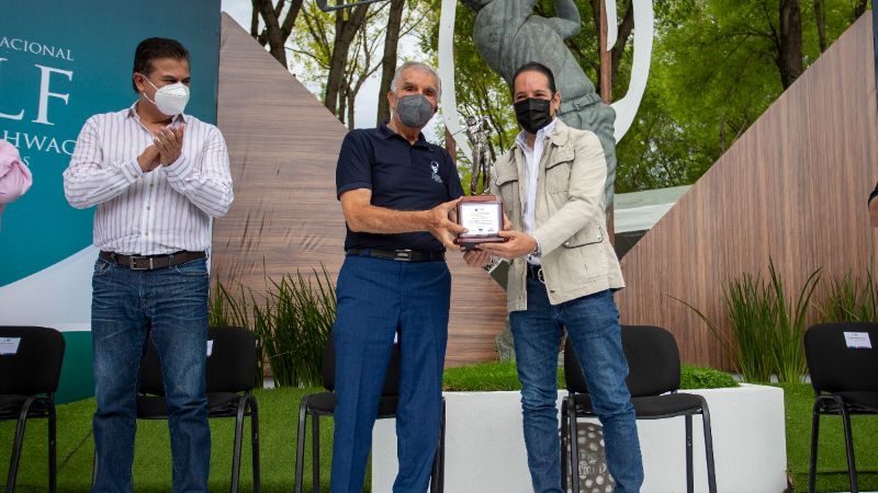 Preside Pancho premiación del Torneo Internacional de Golf “Don Jorge Kahwagi”