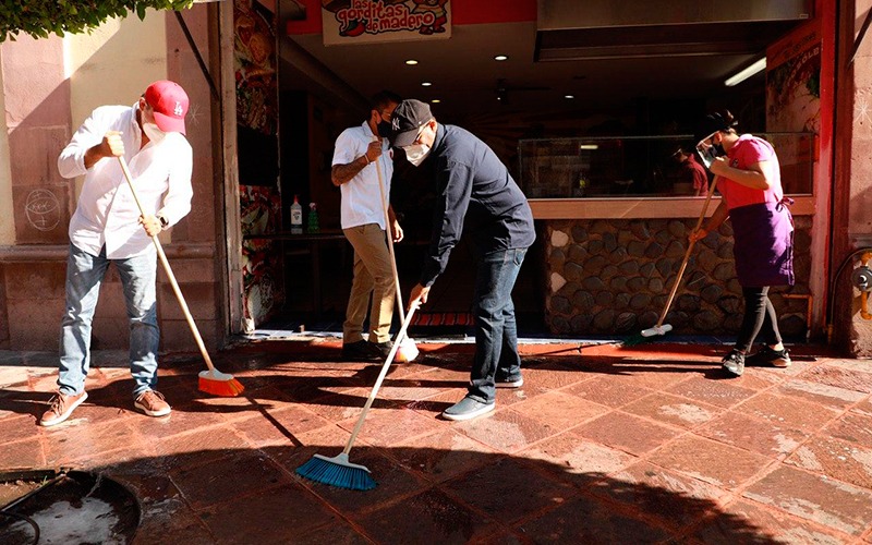Anuncian nueva jornada de limpieza para el Centro Histórico de Querétaro