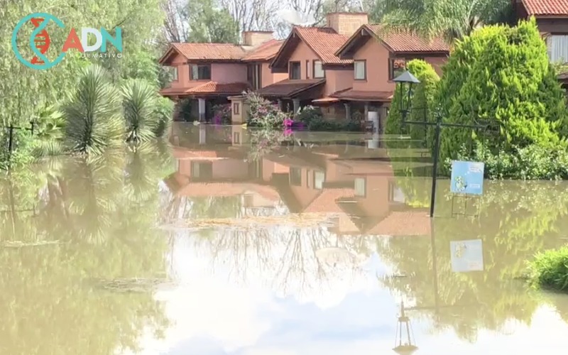 Inundaciones en Tequisquiapan afectaron 8 hoteles y más de 18 viviendas