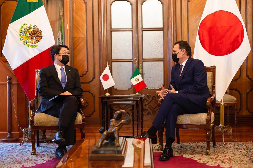 Se reúne Gobernador con Cónsul General de Japón en León, Guanajuato