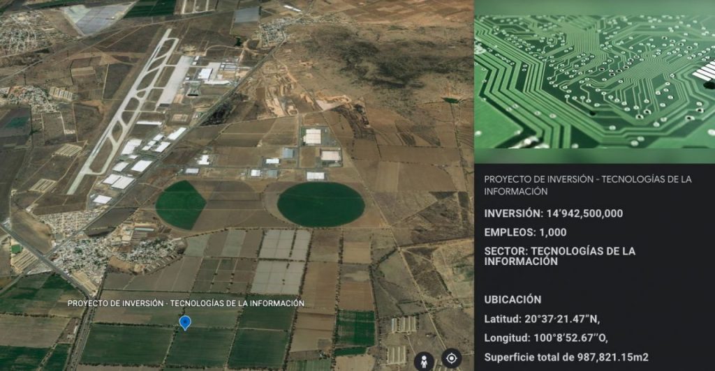 Querétaro planea parque tecnológico en Colón; inversión de 15 mil millones de pesos
