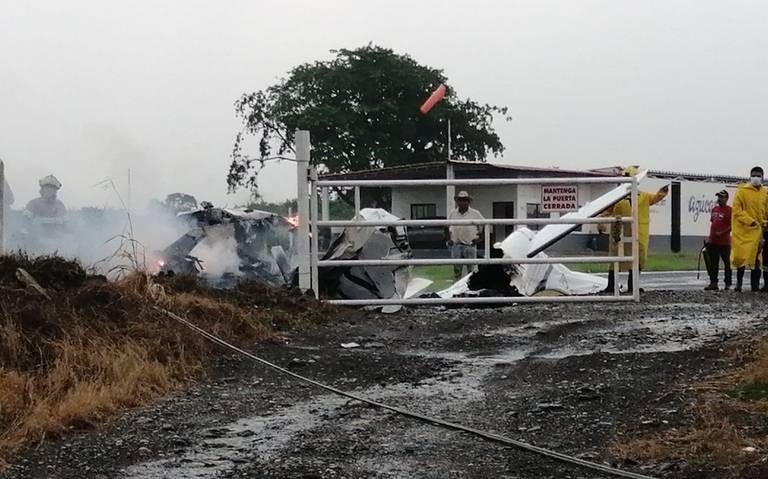 Desplome de aeronave en Nautla, Veracruz, deja un muerto