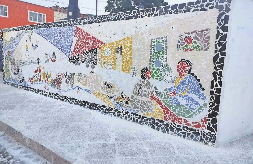 En un mural se rescata la historia del Tepe