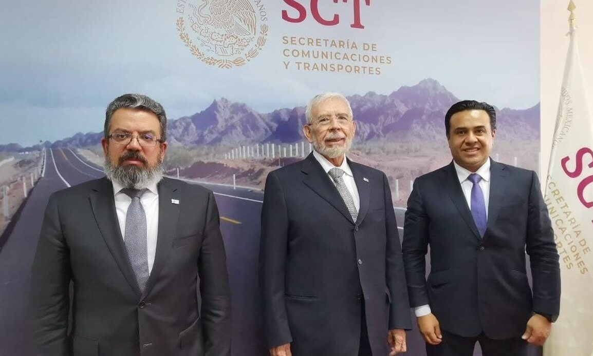 Se reúne Luis Nava con el titular de SCT Jorge Arganis Díaz Leal