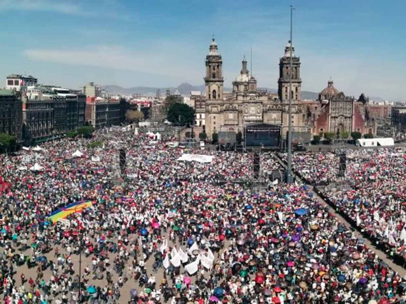 El 1° de diciembre va a ser la concentración en el Zócalo: López Obrador