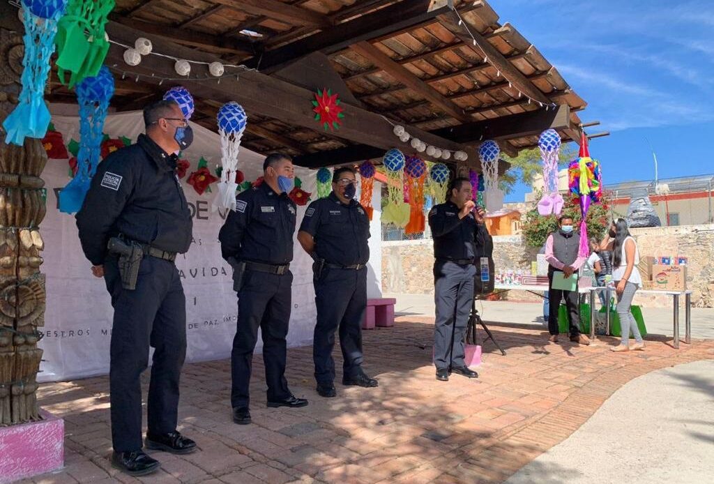 Policía Estatal realiza jornada en Casa Hogar de Ezequiel Montes