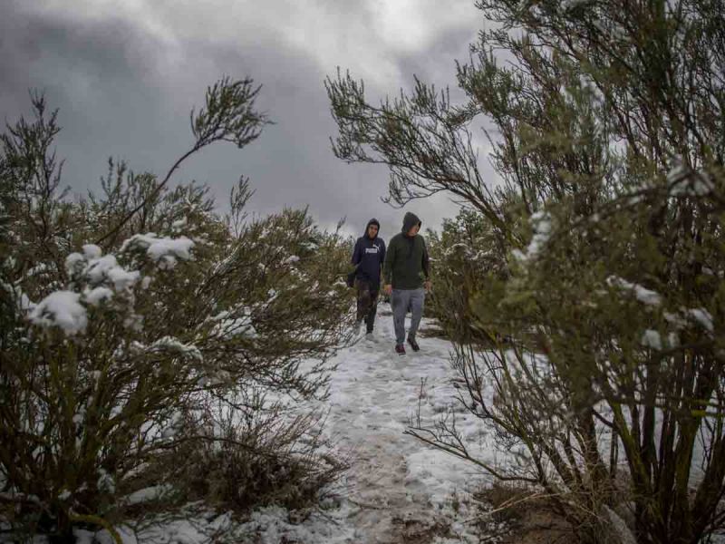 Nuevo frente frío afectará al país; prevén nevadas en La Rumorosa y San Pedro Mártir, BC
