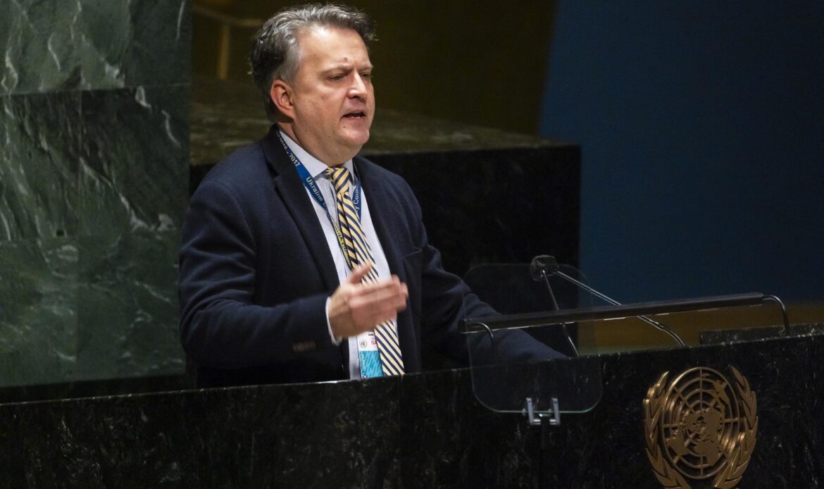 “Si Ucrania no sobrevive, Naciones Unidas tampoco”, advierte embajador