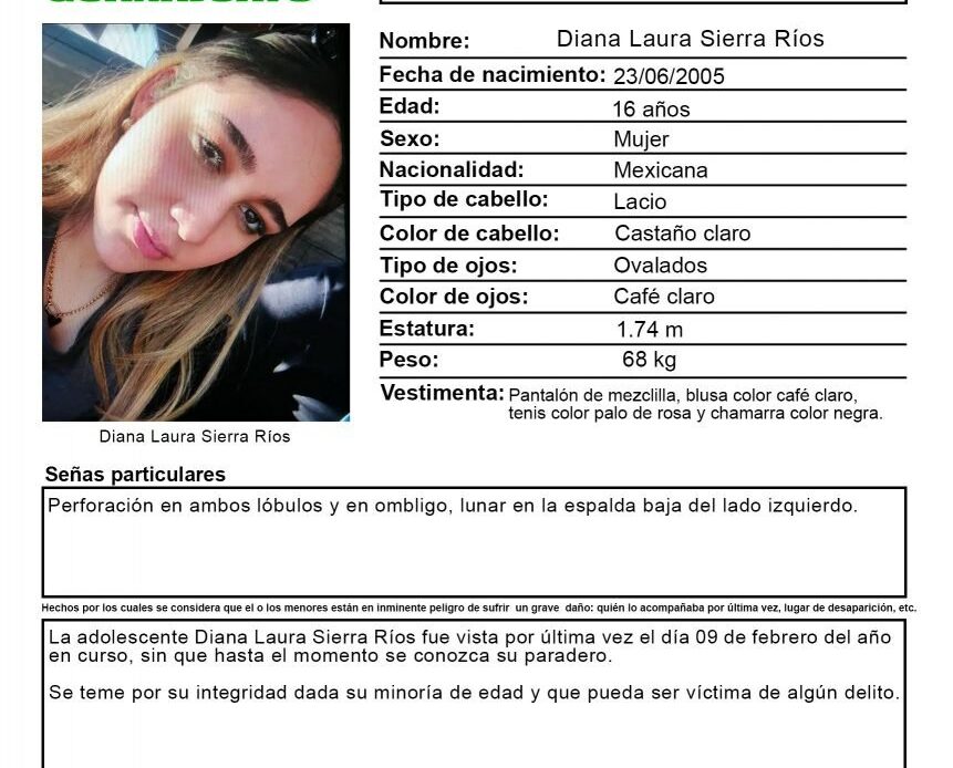 Buscan en Querétaro a joven desaparecida en Guanajuato
