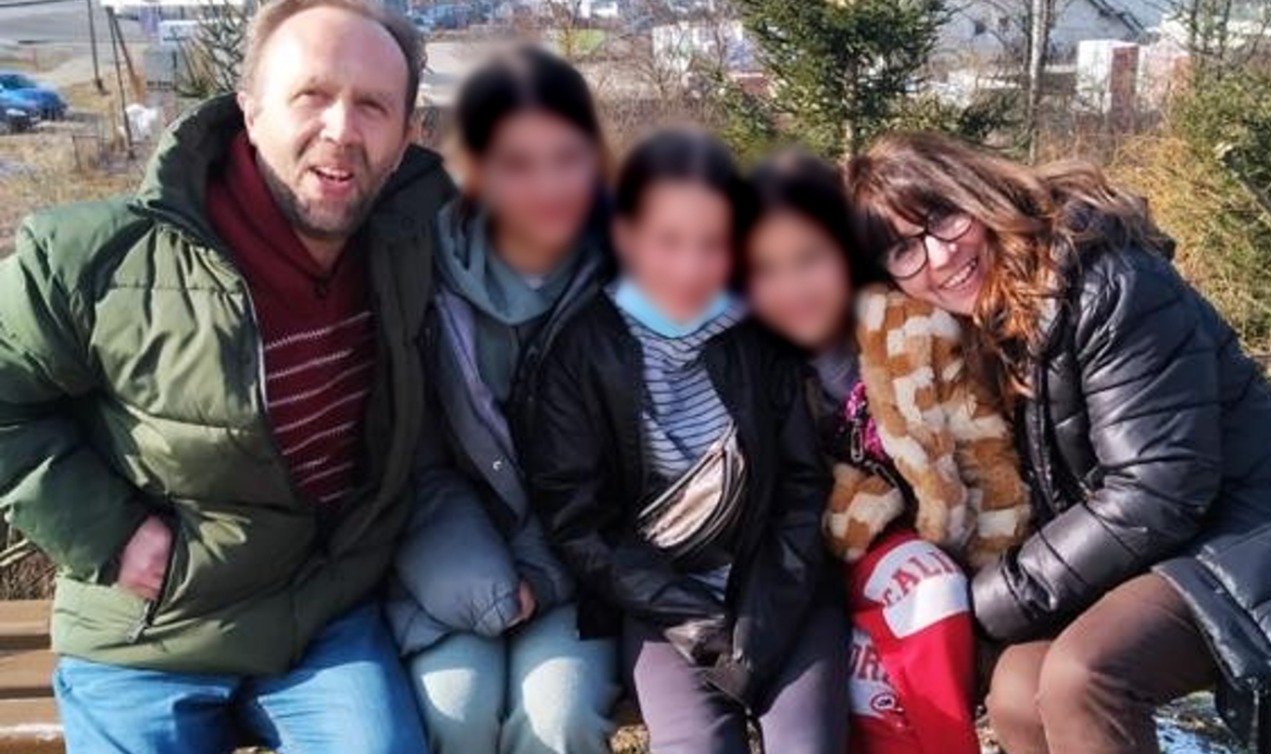 Pareja española emprende travesía para rescatar a tres niñas ucranianas