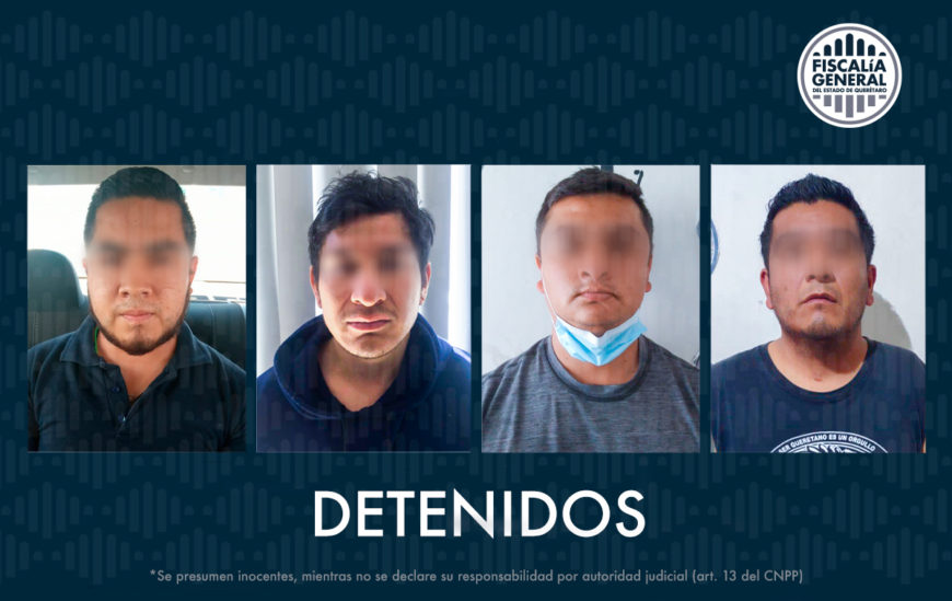 Tres detenidos y uno más entregado por su mamá, por hechos ocurridos en el partido Querétaro vs Atlas