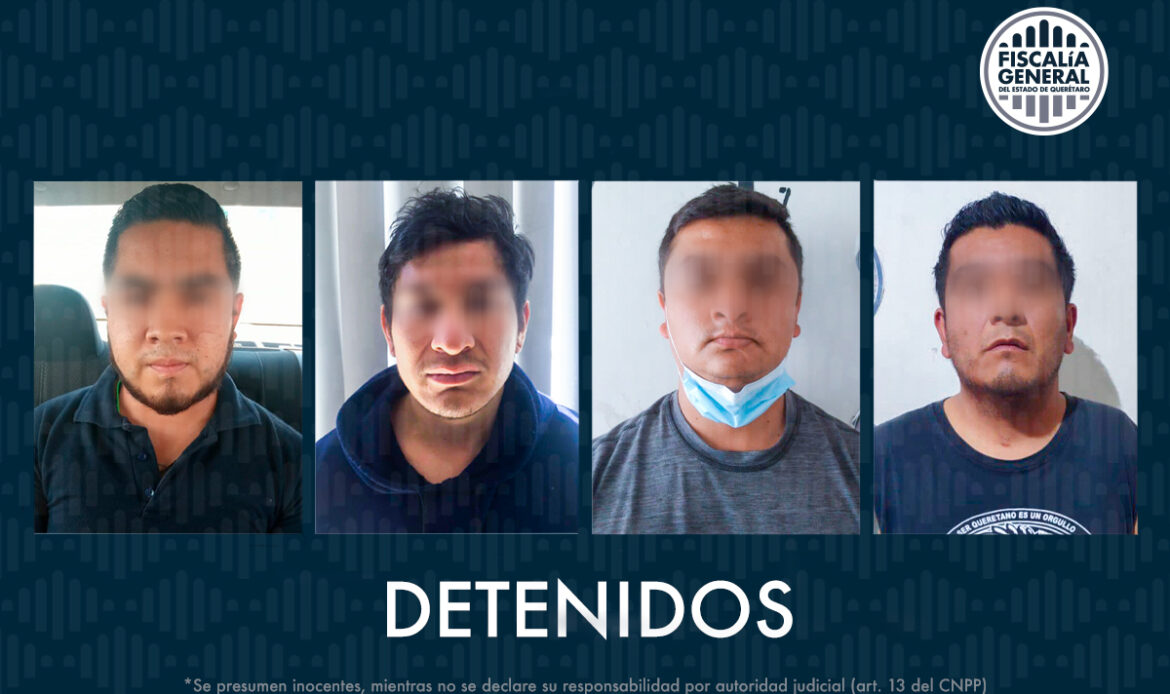 Tres detenidos y uno más entregado por su mamá, por hechos ocurridos en el partido Querétaro vs Atlas