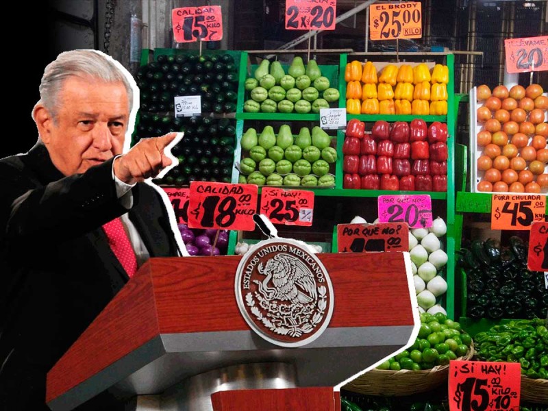 Busca López Obrador «precio parejo de canasta básica» en Plan Antinflacionario