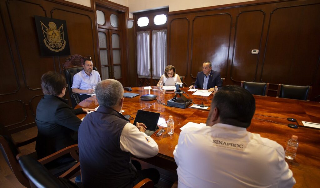 Gobernador se reunió con la Coordinadora Nacional de Protección Civil