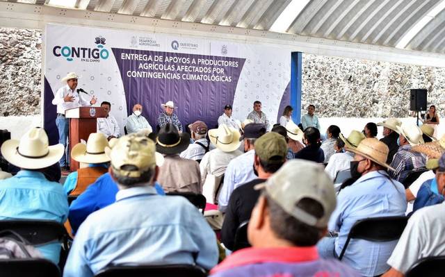 Entregan apoyos a productores agrícolas en Corregidora